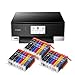 Produktbild Canon Pixma TS8350 TS-8350 All-in-One Farbtintenstrahl-Multifunktionsgerät (Drucker, Scanner, Kopierer, CD-Druck, USB, WLAN, Apple AirPrint, SD-Karte) Schwarz + 18er Set IC-Office 580XXL 581XXL