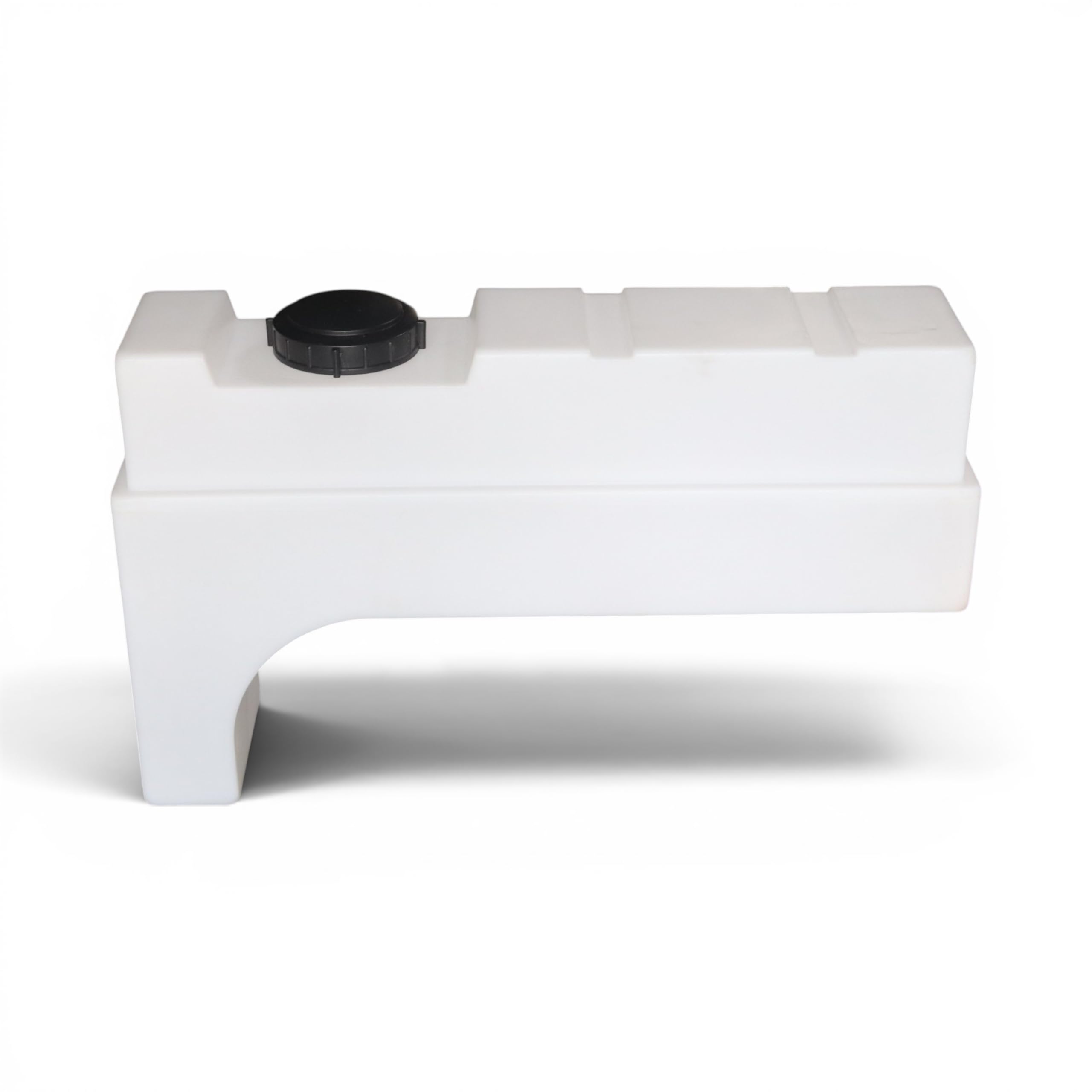 Varile 70 Liter Radkastentank Universal | Schmal, Weiß, Kunststoff, mit 1/2" Anschlüssen