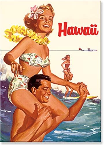 Hawaii Refrigerator Magnet - Surfer Girl Surf Ocean Aloha Paradise image 3