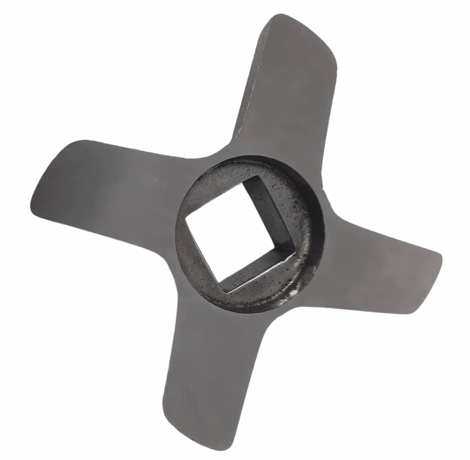 Rental Knives Soft Steel Meat Grinder Knife - #10 & #12 - Steel Construction Grinder Knife. Professional and Home Meat Grinder Knife fits Most #10 and #12 Grinders