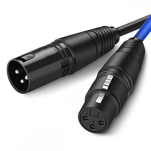 Miniatura 10 de Mic DMX Audio Cable 3 Pin XLR macho a XLR hembra Cable de micrófono (3.3 ft)