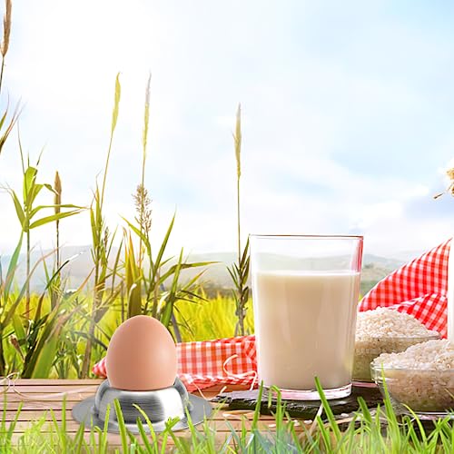 6 Stück Eierbecher Edelstahl, Eierbecher, Ø 8,5 cm, Eierbecher Set, Eierbecher Camping, Eierbecher, Silber – Bild 7