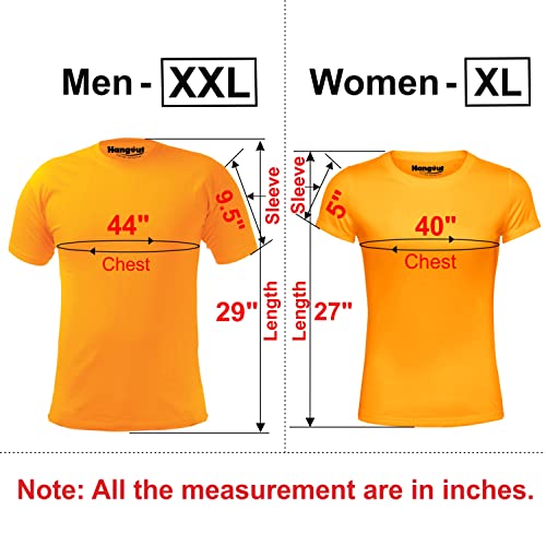Image of Hangout Hub HH81 Men & Women T shirts |Round Neck T-Shirt| Regular Fit | Half Sleeves | Cotton | Couple Tshirts for Couple |Pack of 2|Couple T-Shirts