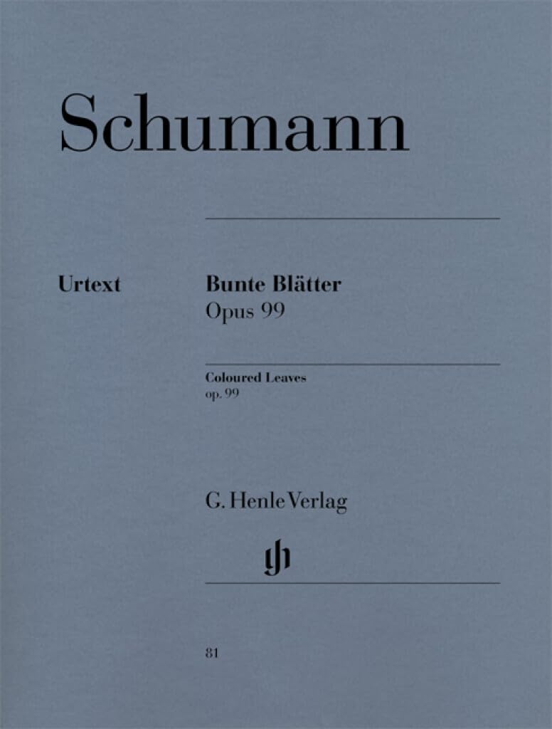Coloured Leaves (Bunte Blätter) op. 99 - piano - (HN 81)