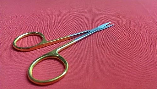 5 PCS T/C O.R GRADE IRIS SCISSORS 4.5"STRAIGHT GERMAN STAINLESS STEEL INSTRUMENTS