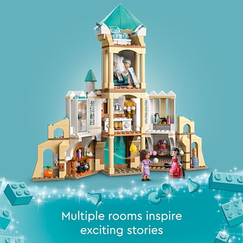 LEGO Disney Wish: King Magnifico’s Castle 43224 Building Toy Set, A Collectible Set for Kids Ages 7 and up to Play Out Favorite Scenes from The Disney Movie, Inspire Pretend Play Within The Palace - image 3