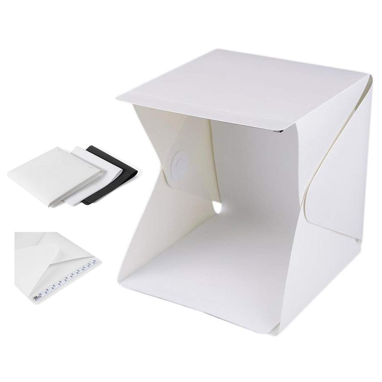 Pindia Portable Foldable USB Light Room Photo Studio Box for Product Photography (40 x 40 x 40 cm)