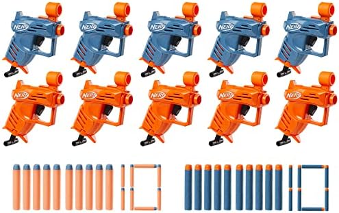NERF Elite Ace SD-1 Party Pack, 10 Blasters, 20 Darts, Easter Gift for Kids, 8 Year Old Boys & Girls & Up (Amazon Exclusive)