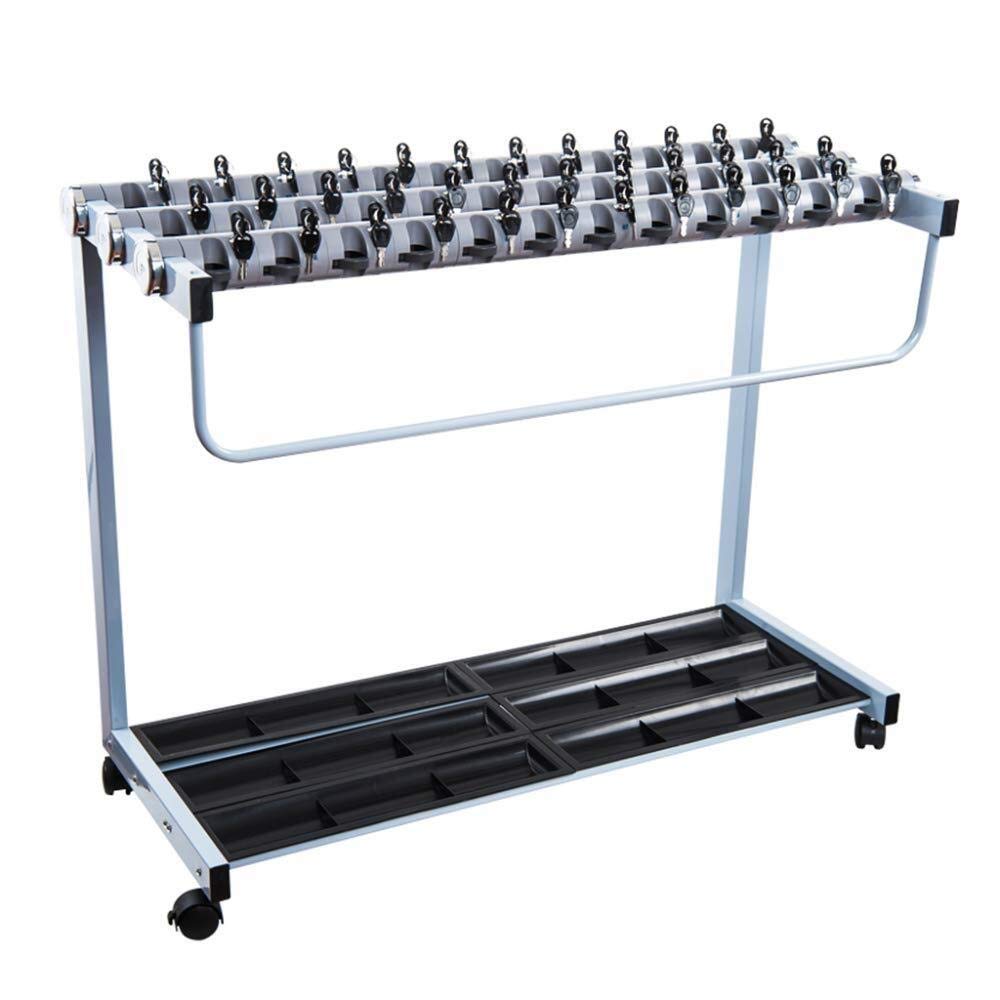BHFPFZA Metal Umbrella Stand Storage Rack with Removable Base Drip Tray 36 Holes Walking Sticks Support Holder for Household and Commercial Use