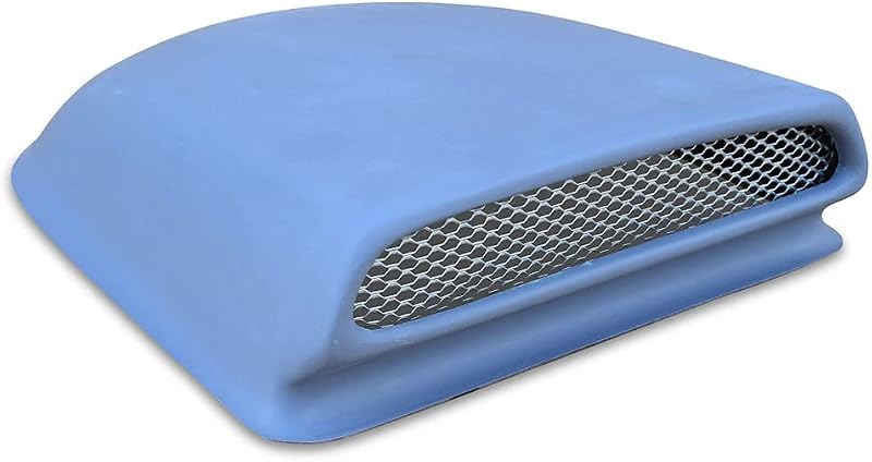 Scoop de capô em fibra de vidro Race Scoops 17" com fixação aparafusada – 1 unidade