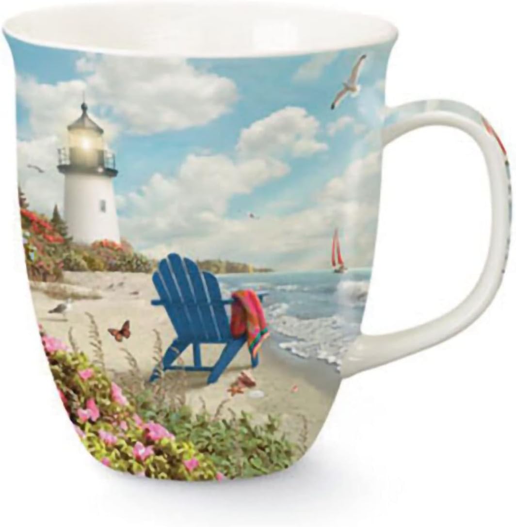Cape ShoreHarbor Coffee Tea Mug Cup - Rays Of Hope Ii Gifts for Birthday Christmas, 15 Oz
