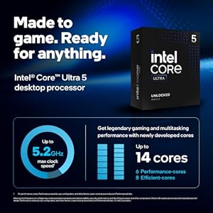 Intel Core Ultra 5 Desktop Processor 245KF - 14 cores (6 P-cores + 8 E-cores) up to 5.2 GHz — photo 2 of 6