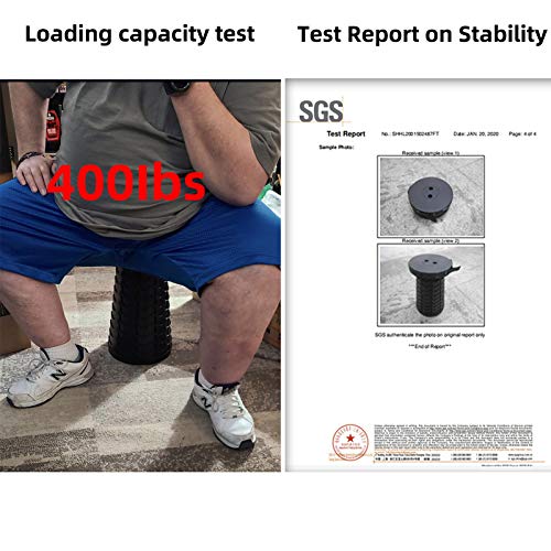 Image of Retractable Folding Stool, Portable Telescoping Stool with Storage Bag Lightweight Sturdy Load Capacity 400lbs, Foldable Camping Stool for Outdoor Fishing Hiking Gardening BBQ