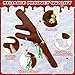 Hydencamm Reindeer Antlers Car with Lights, Car Reindeer Antlers for Car Window Roof-Top & Front Grille with Jingle Bells, Car Antlers and Nose Compatible with Car, SUV, Jeep, Truck