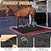 4x6 Ft Horse Stall Mat, Stable Mat for Horses Back Non-Slip Design Mat Backing Moisture Absorbent Easy to Clean for Horses Livestock Stables Barns Kennels Garages