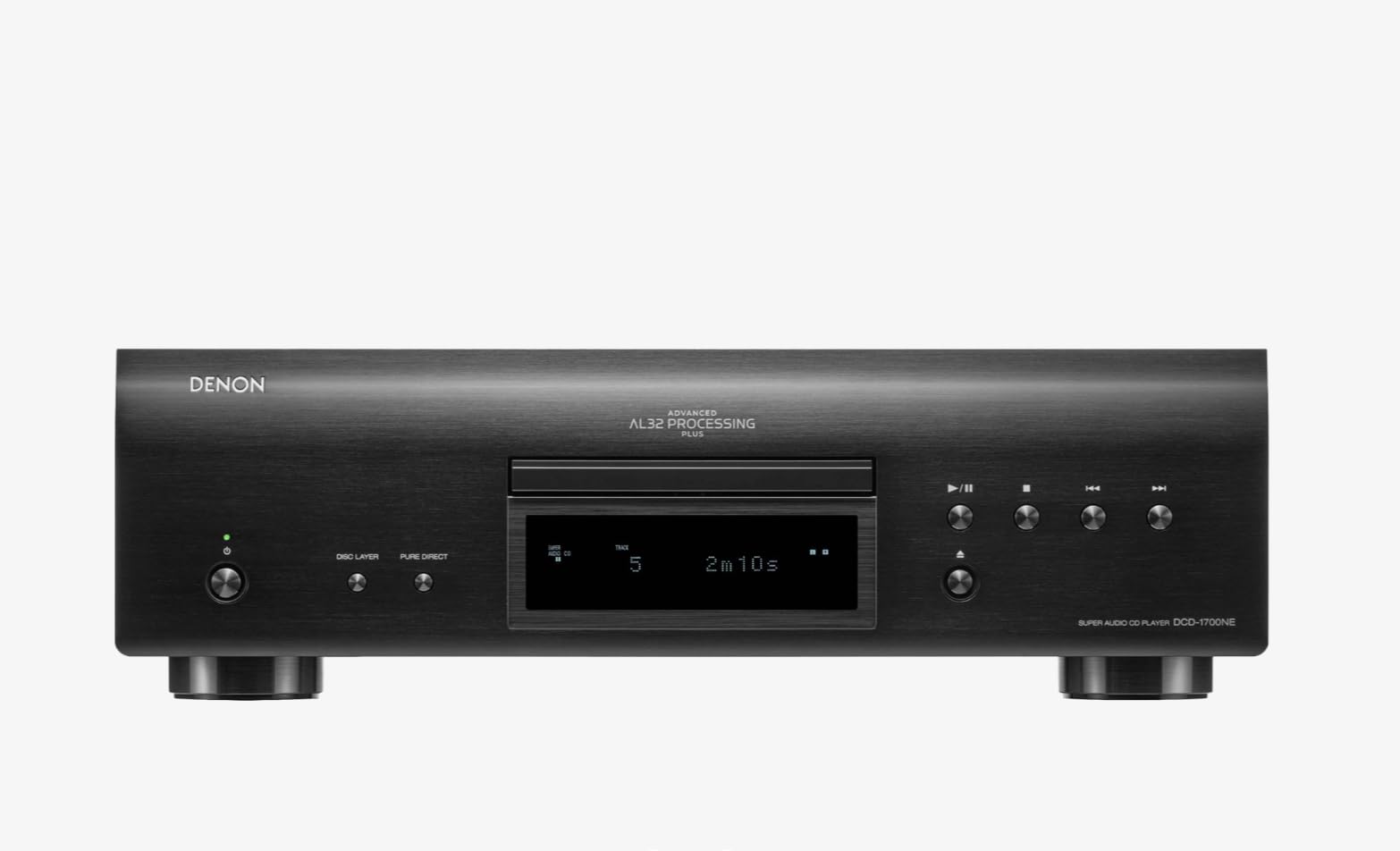 Denon DCD-1700NE - Reproductor de CD/SACD, Color Negro