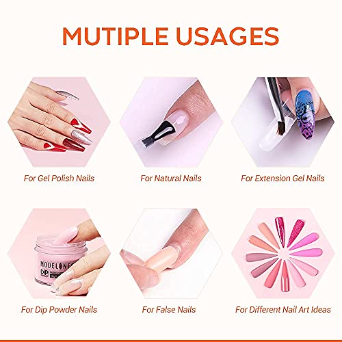 Modelones Gel Top Coat Base Coat For Gel Nail Polish, 3Pcs 10Ml No Wipe Matte & Shiny Top Coat, Long Lasting High Gloss And Matte Effects Diy At Home #TOP7