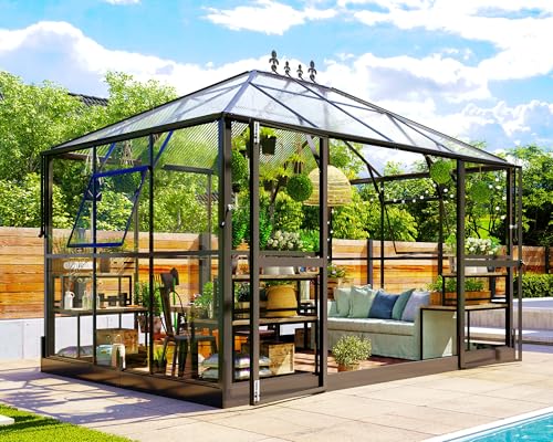 Jocisland 11x8.3x8.6 FT Greenhouse with Vents