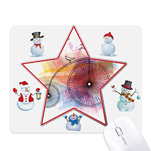 Tapis de souris bicyclettes colorées pour embellir votre bureau cet hiver