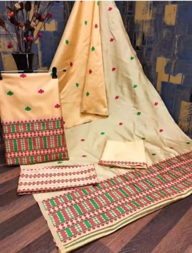 Generic black mekhela chador silk saree in soft silk – image 4