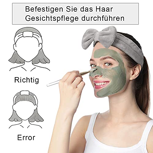 Haarband, hoofdband, 3 booghaarbanden, voor het wassen van het gezicht, make-up, yoga, sport - Image 7