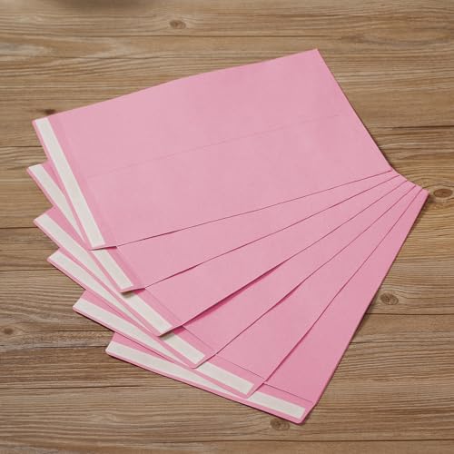 Tanshuqin Envelopes de catálogo auto-selados rosa 23 x 32 cm para cartões de convite, organização e