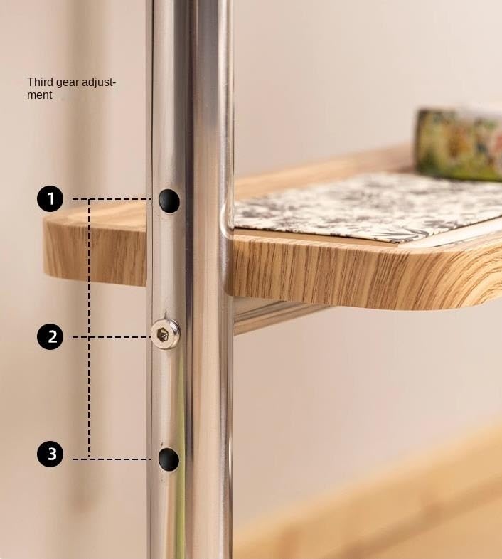 Soporte Móvil para TV con Ruedas y Ajuste de Altura miniatura 6