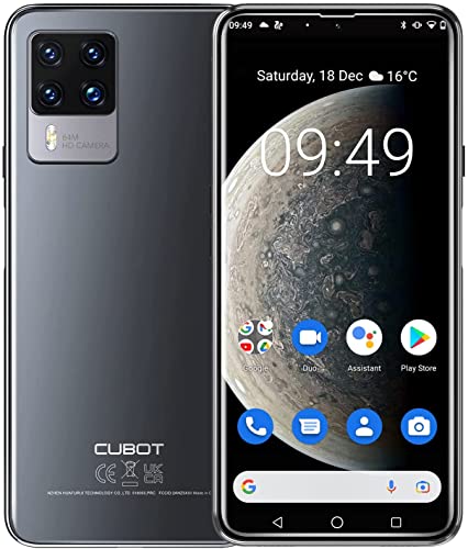 Unlocked Android Smartphone, CUBOT X50 Smartphone Unlocked, 6.67â€ FHD+ Screen Unlocked Cell Phone Android 11, 8GB + 128GB, 64MP+32MP Camera, 4G Dual SIM Unlocked Phones, 4500mAh Battery, US Version
