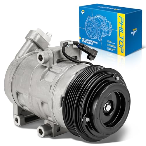 Image of PHILTOP ZZCA6145Z Air Conditioner AC Compressor with Clutch for Ford Escape 2008-2012 3.0L, Mercury Mariner 2007-2011 3.0L, Mazda Tribute 2008-2011 3L