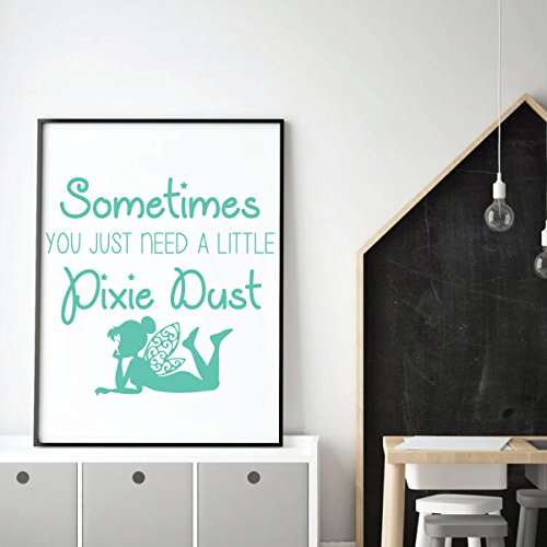 Vinilo decorativo Fairy Wall Decor con texto y acabado mate miniatura 4