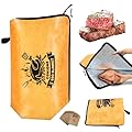 CGNiONE BBQ Blanket for Resting Meat – 21 Inch Insulated Meat Resting Bag with 5-Layer Thermal Lock, Leak-Proof & Portable Design for Brisket, Pork, Turkey – Ideal BBQ Gifts for Men?Husband