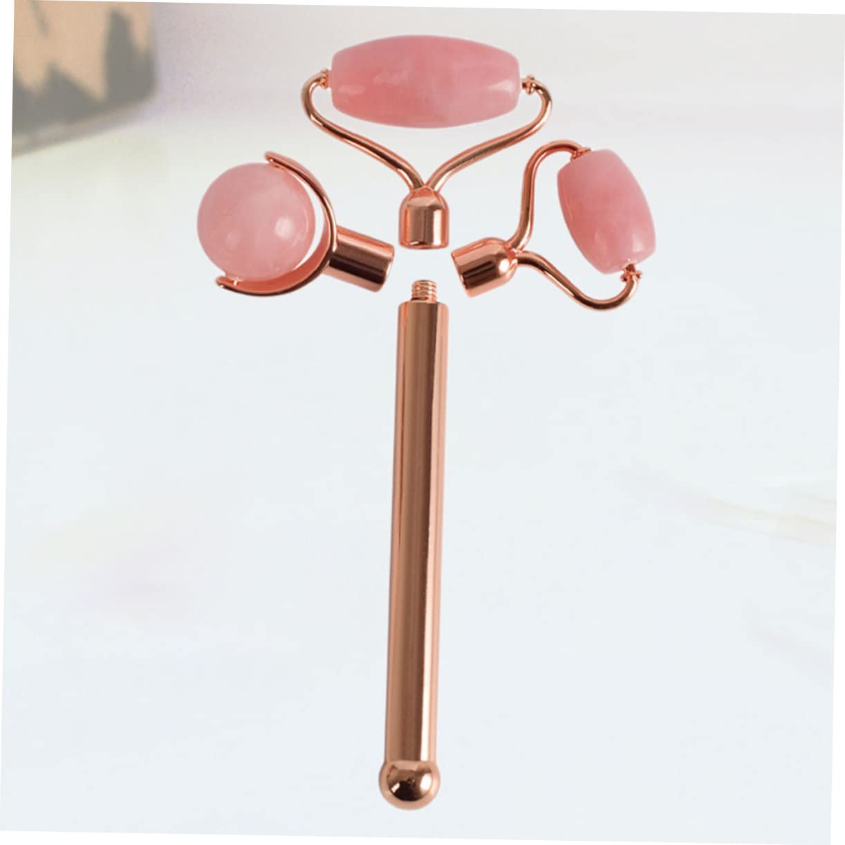FRCOLOR Gesichtsmassageroller Aus Jade Augen-beauty-roller Rollmassagegerät Für Gesicht Und Nacken Massagegerät Mit Glatter Oberfläche Gesichtsaccessoires Für Heim Und Reisebedarf