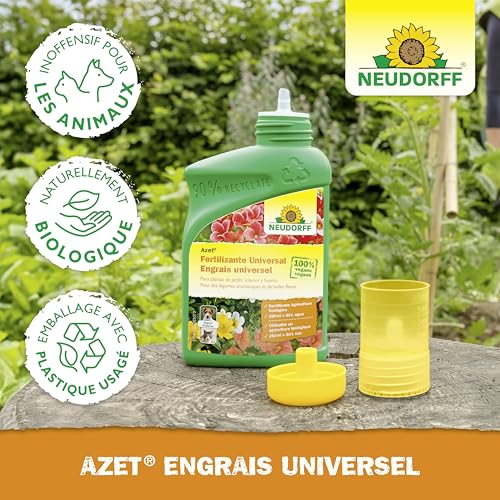 Neudorff Azet Engrais universel – Engrais 100% naturel pour toutes les plantes, favorise une croissance vigoureuse, une récolte abondante et une floraison luxuriante, 250 ml – Image 7