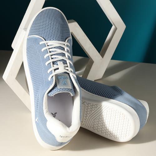 Image of YOHO Wind Sneakers for Men | Stylish Casual Shoes with Elastic Laces | Comfortable, Stretchable & Ultra-Lightweight | Premium Breathable Mesh Fabric