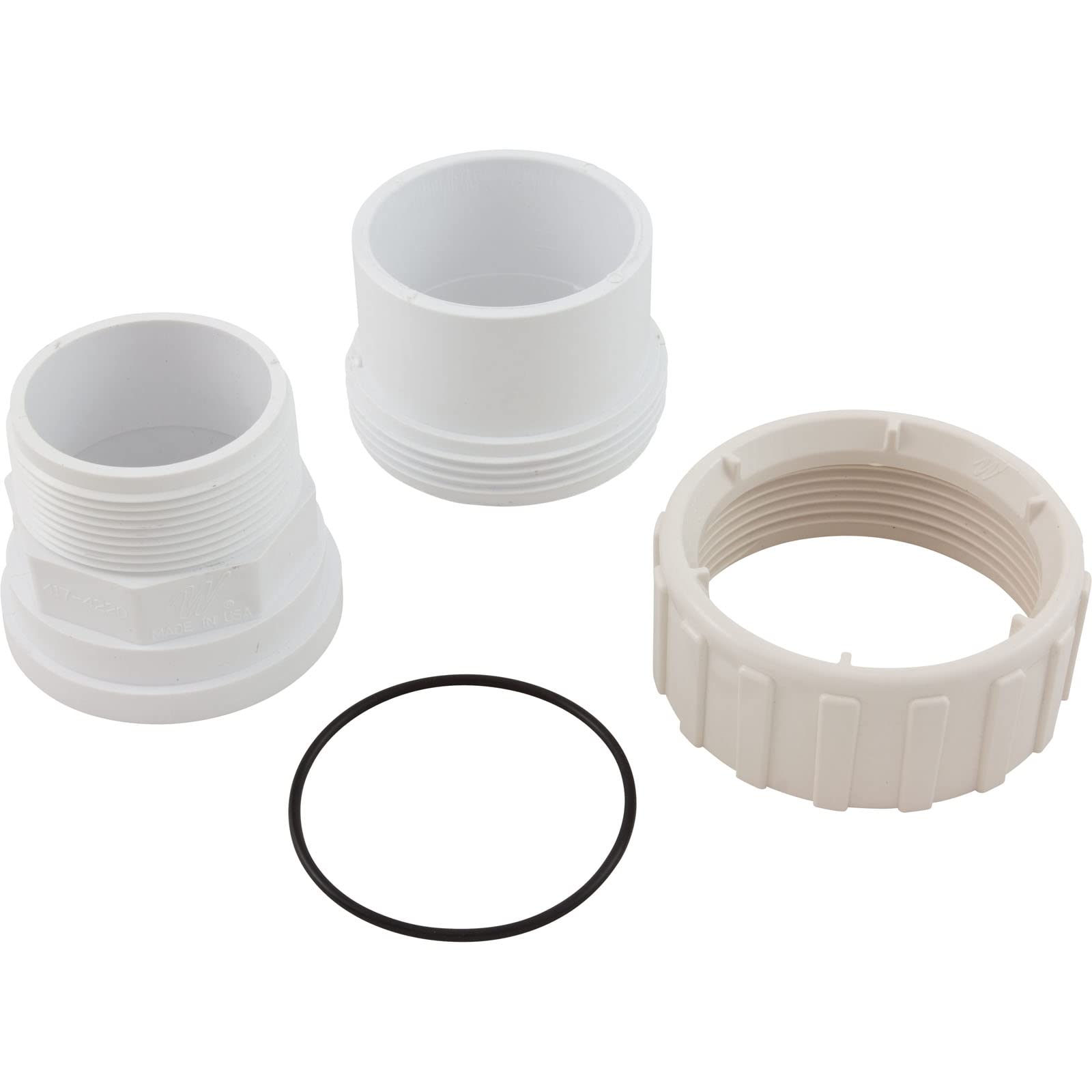 Waterway Plastics - Union Adapter, 2"fbt X 2-1/2"mbt, W/o O-Ring - 415-6010