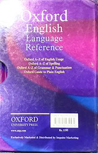 Image of OXFORD ENGLISH LANGUAGE REFERENCE SET OF 4 BOOKS