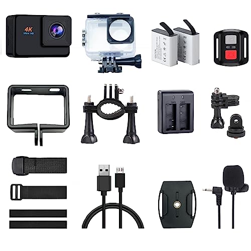 Xile Action Cam 4k 16Mp WiFi Fotocamera Subacquea