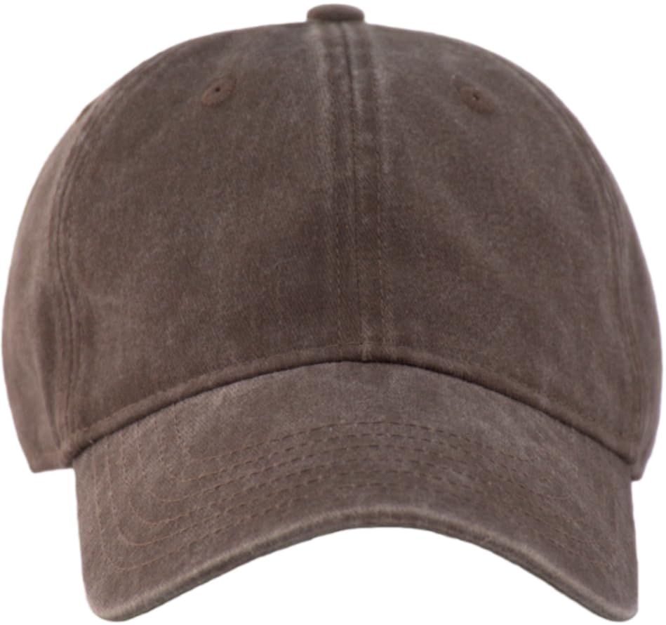 Image of TSSGBL Vintage Cotton Washed Baseball Cap S to XXL Unstructured Low Profile Adjustable Distressed Dad Hat for Men Women