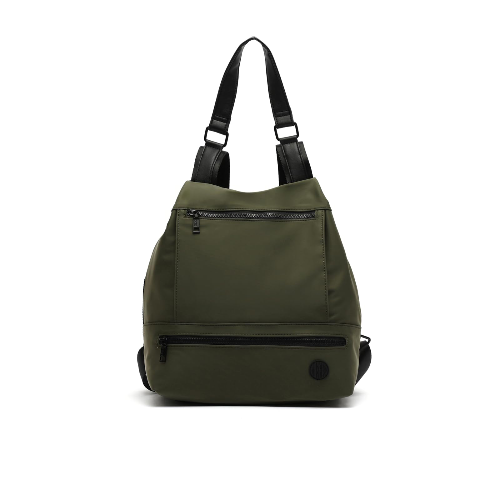 MISAKO Zibi Zaino in nylon antifurto Donna - Zibi Verde 30 X 28 X 11 cm