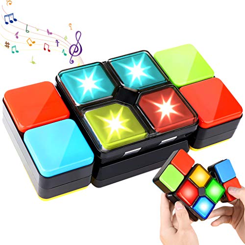 Wensoda Music Puzzle Cube Game Juguetes Mágicos Juegos Electrónicos Variedad Carrera Educativa Rompecabezas Juegos Mentales Juguete de Novedad para Niños,Niñas y Jugadores Cover