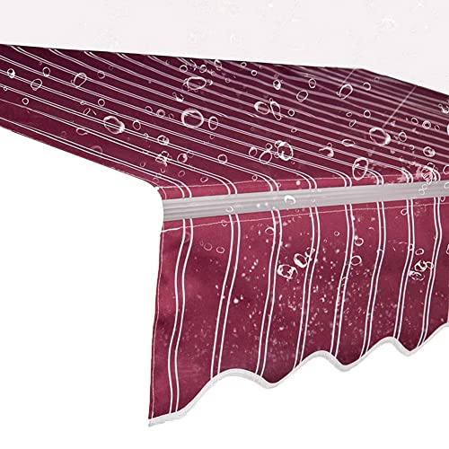 Toile de remplacement pour store rétractable rouge 3x1,5m
