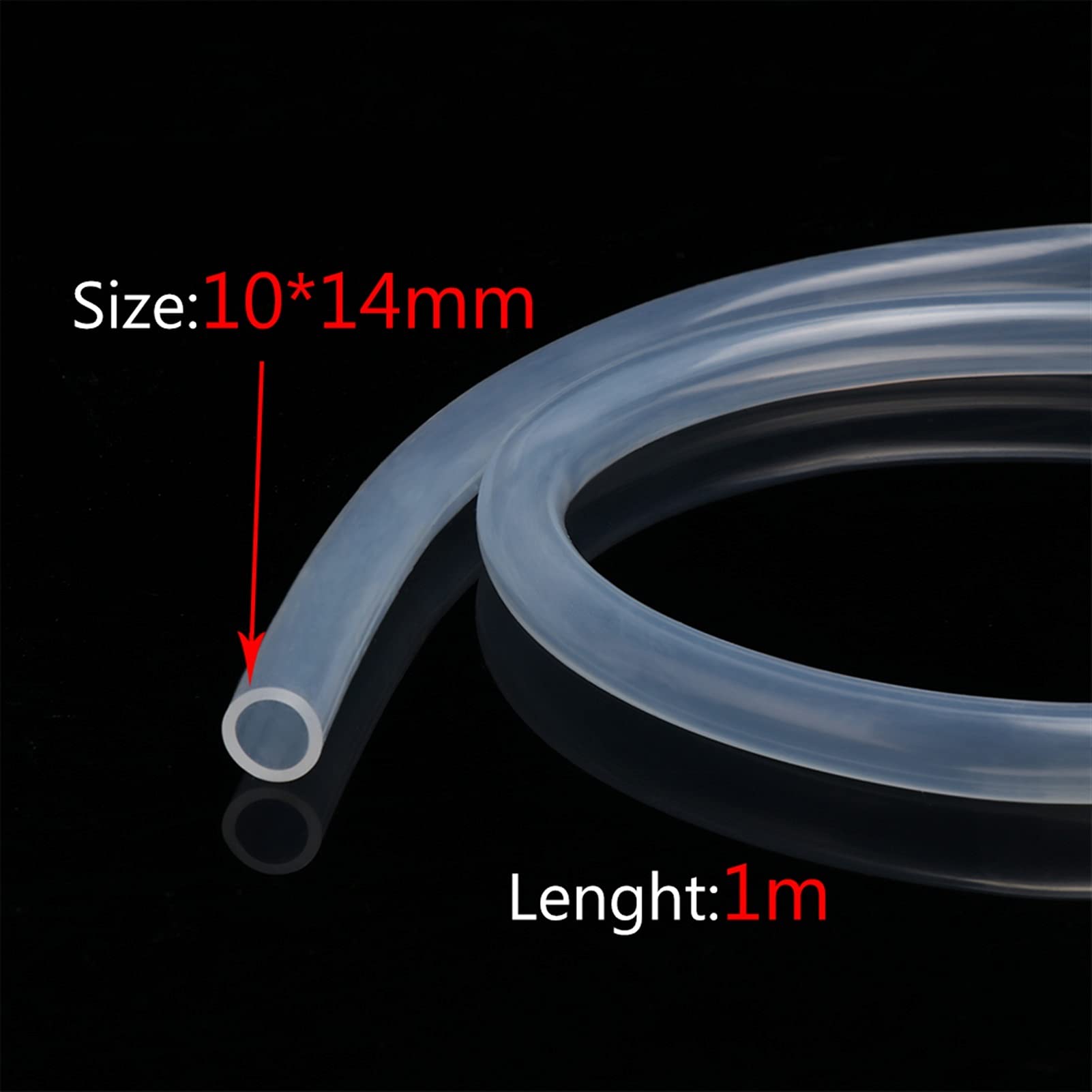 Aolity Mdingbao-Silicone Hose Tube 1M / 5M Food Grade Clear Transparent Silicone Rubber Hose 4 5 6 7 8 9 10 11 12 14 16 Mm Out Diameter Flexible Silicone Tube, High Temperature Resistance