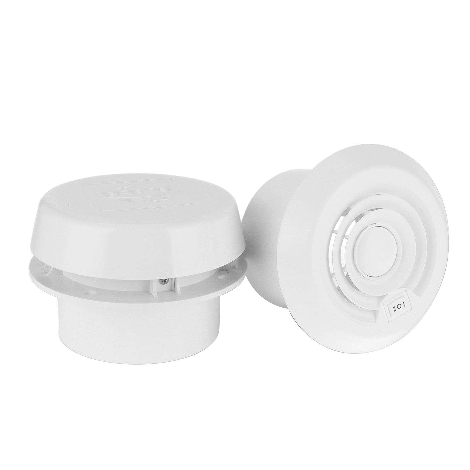 Ventilatore da Tetto 12V Griglia di Raffreddamento per Ventilazione Silenziosa da Soffitto per, Roulotte da Viaggio, Furgone - Basso Rumore, Installazione Facile, Design Durevole