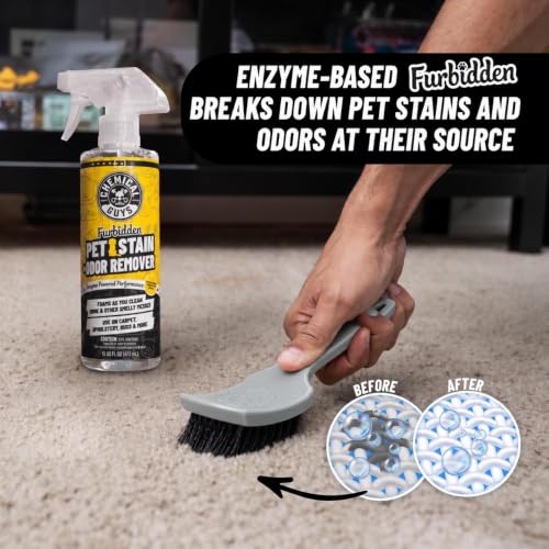 Chemical Guys, Pet Mess Cleaning Kit, Furbidden Cleaner & Interior Brush - image 3