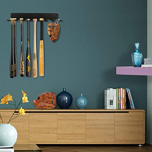 Qtlcohd 2Pcs Baseball Bat Rack Baseball Bat Holder Wall Mount Holds 14 Bats Heavy Duty Metal Bat Holder Softball Bat Holder For Dugout Storage And Display(Hardware Included) #TOP5