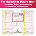 Guidelines4quilting Ruler Connector - Exclusively for Guidelines Rulers - Locks Securely Into Holes - Built-in Handle - Virtually Unbreakable Polycarbonate - Left-Hand Friendly - Made in USA