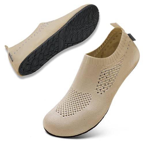 Image of WateLves Womens Barefoot Water Shoes Travel House Slippers for Indoor and Outdoor Aqua Socks for Beach Swim Surf Yoga Dancing Camping Must Haves