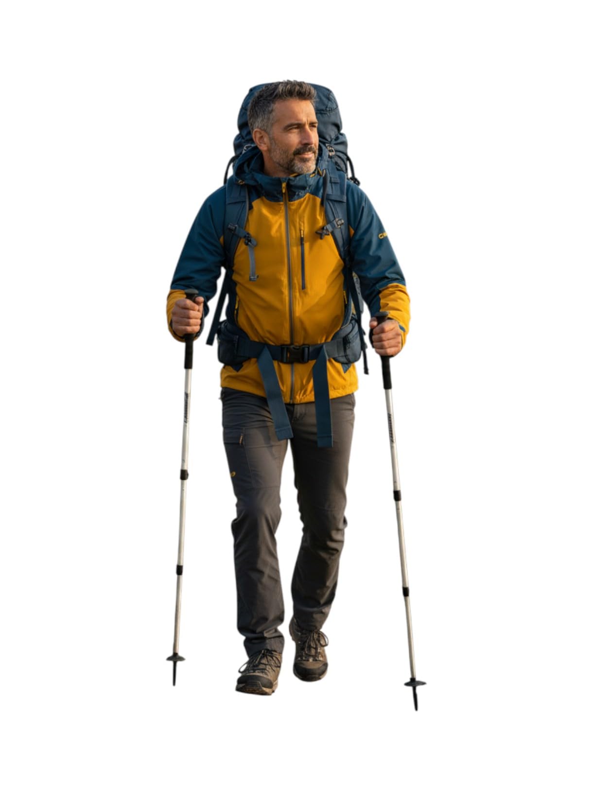 CMP Clima Protect - Giacca ripstop da uomo con cappuccio rimovibile