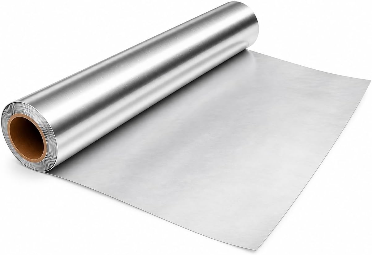 St Louis Crafts 36 Gauge Aluminum Metal Foil Roll, 12 Inches x 50 Feet