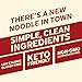It’s Skinny Fettuccine Pasta – Low Carb Pasta, Gluten Free, Keto & Vegan-Friendly, Shirataki Konjac, Sugar-Free, High in Fiber, Only 4.5 Calories Per Serving, Ready in 2 Minutes (6 Packs)
